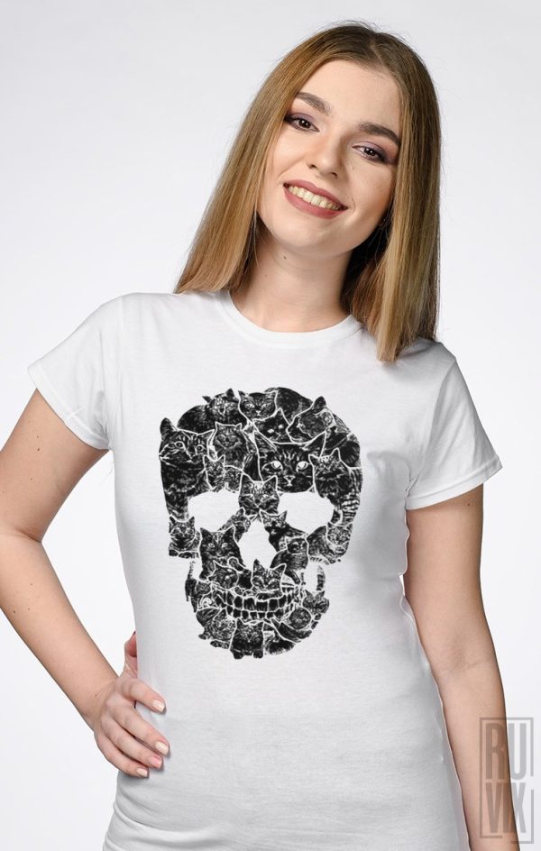 Tricou Skull Cat