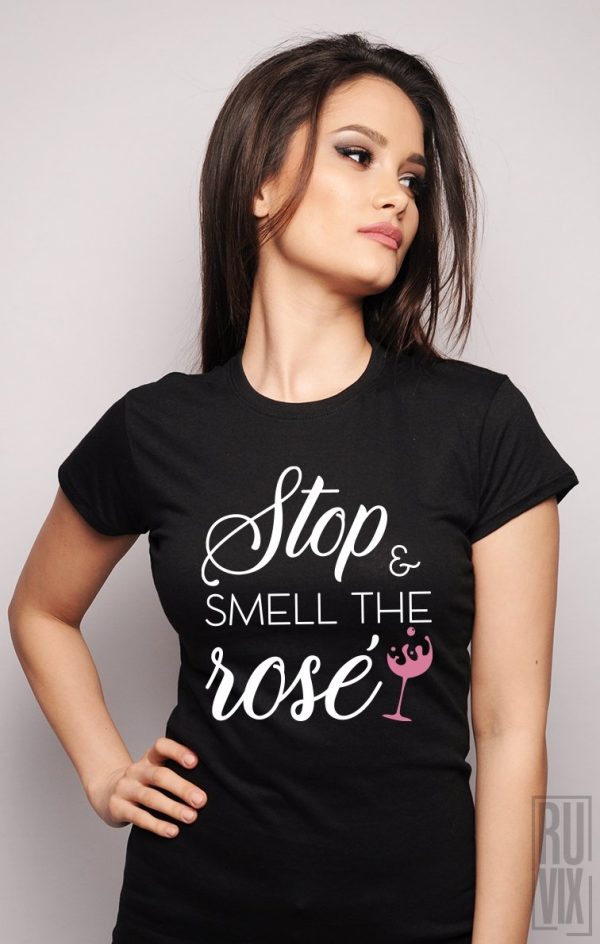 Tricouri Femei, Tricou Smell The Rose, ruvix.ro