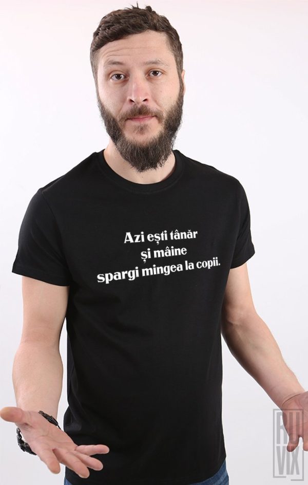 Tricouri cu Mesaje, Tricou Spargi Mingea, ruvix.ro