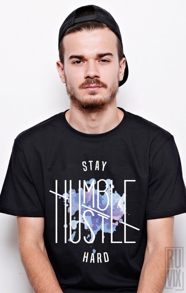 Tricouri cu Mesaje, Tricou Stay Humble, ruvix.ro