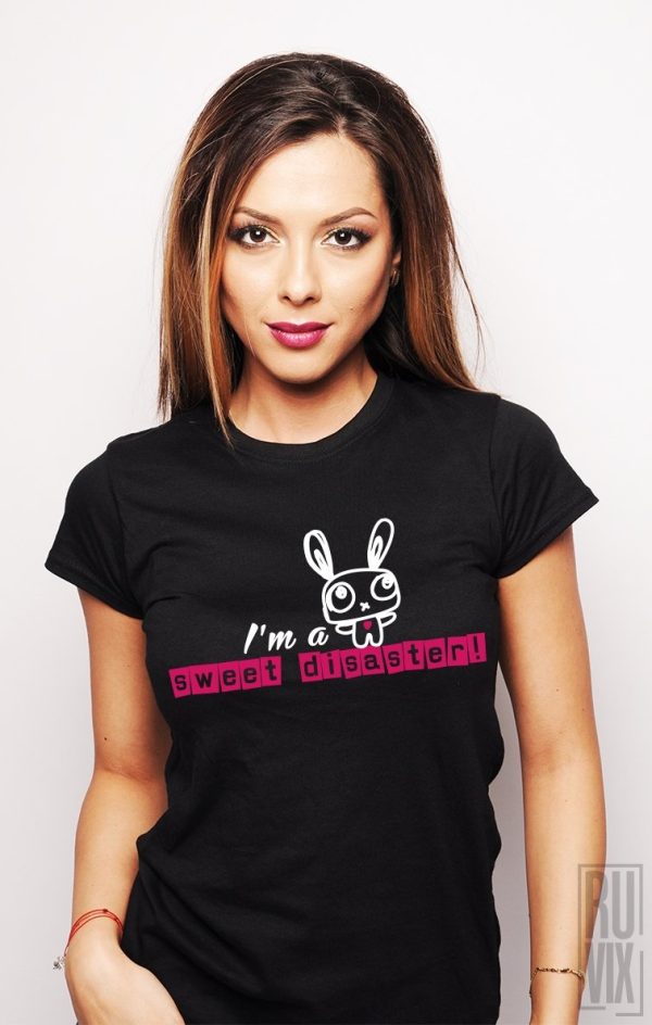 Tricou Sweet Disaster, 2, ruvix.ro