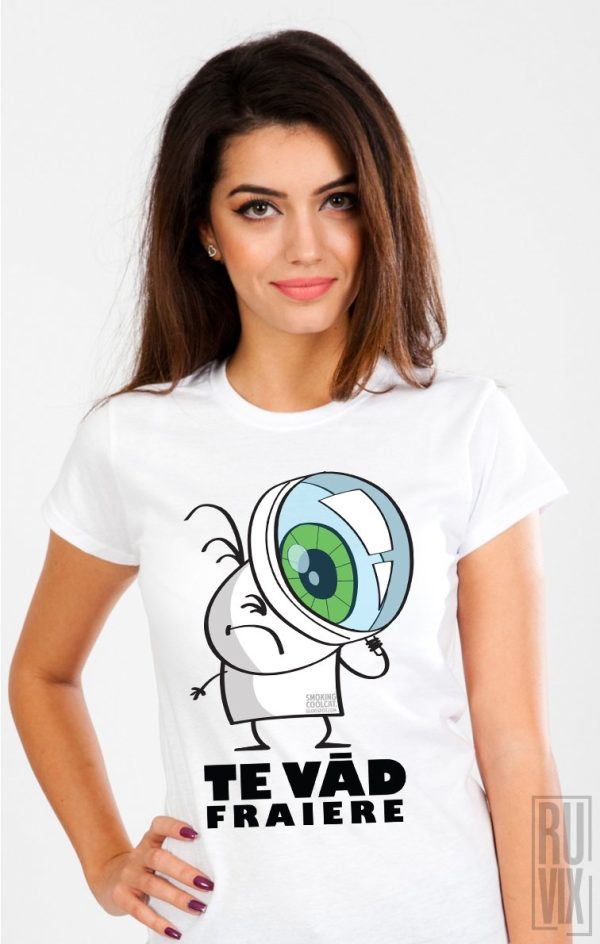 Tricouri cu Mesaje, Tricou Te Văd Fraiere, ruvix.ro