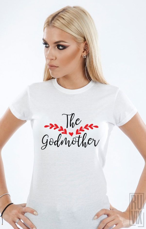 Tricouri cu Mesaje, Tricou The Godmother (cu frunze), ruvix.ro
