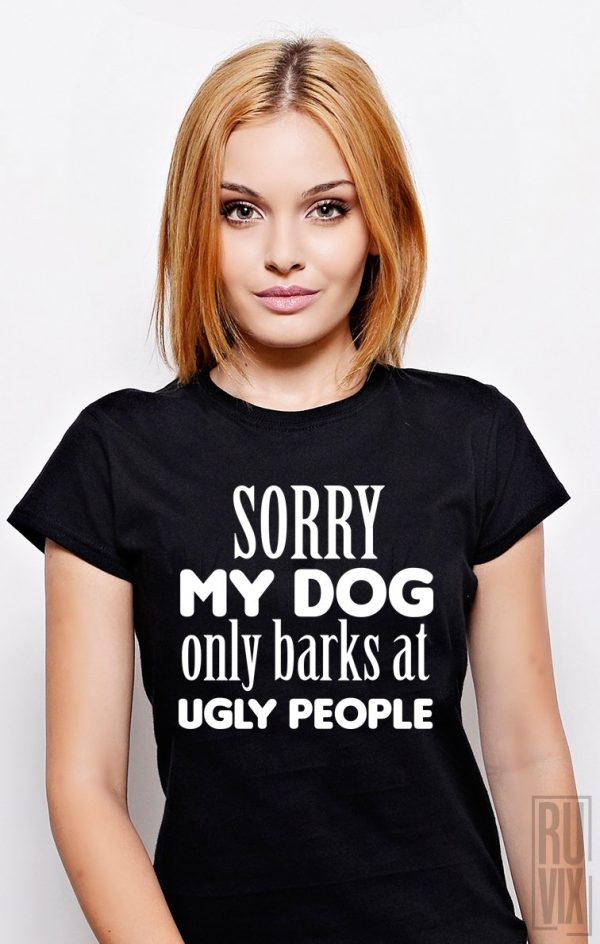 Tricouri cu Căței, Tricou Ugly People, ruvix.ro