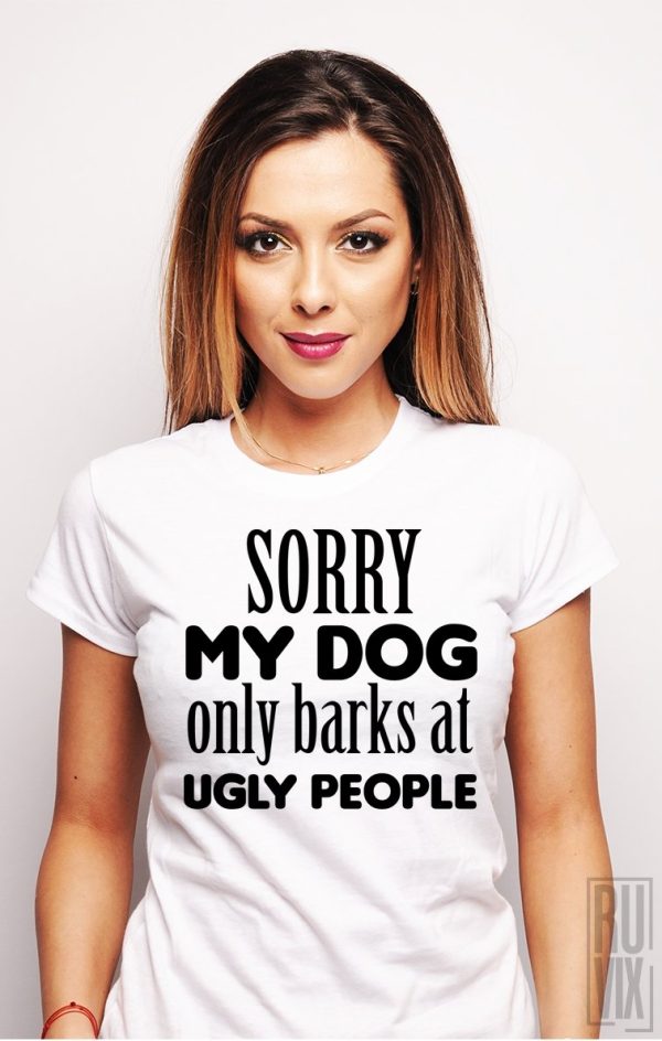 Tricouri cu Căței, Tricou Ugly People, ruvix.ro