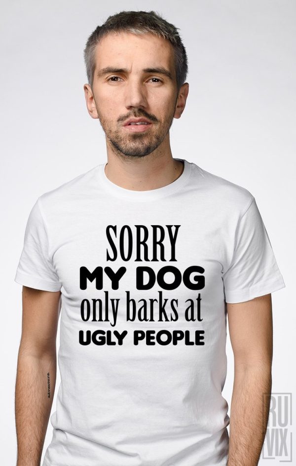 Tricouri cu Căței, Tricou Ugly People, ruvix.ro