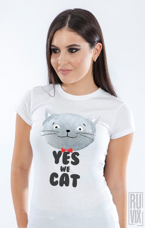 Tricouri, Tricou Yes We Cat, ruvix.ro