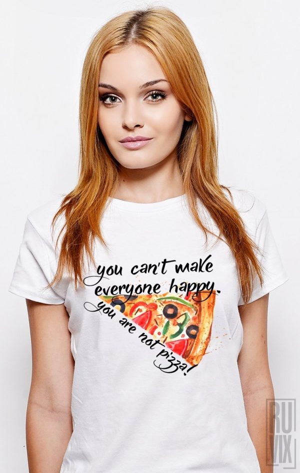 Tricouri cu Mesaje, Tricou You Are Not Pizza, ruvix.ro