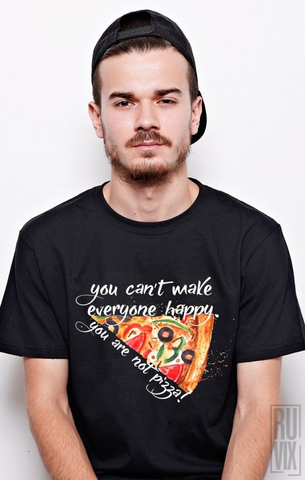 Tricouri cu Mesaje, Tricou You Are Not Pizza, ruvix.ro