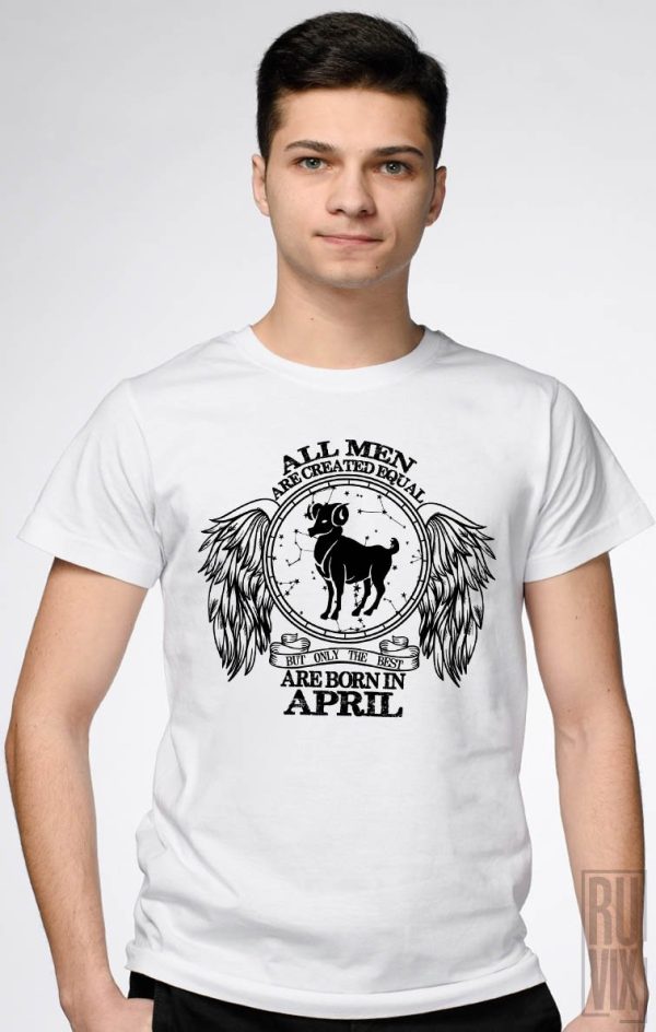 Evenimente, Tricou Berbec - Zodiac Aprilie Bărbați, ruvix.ro