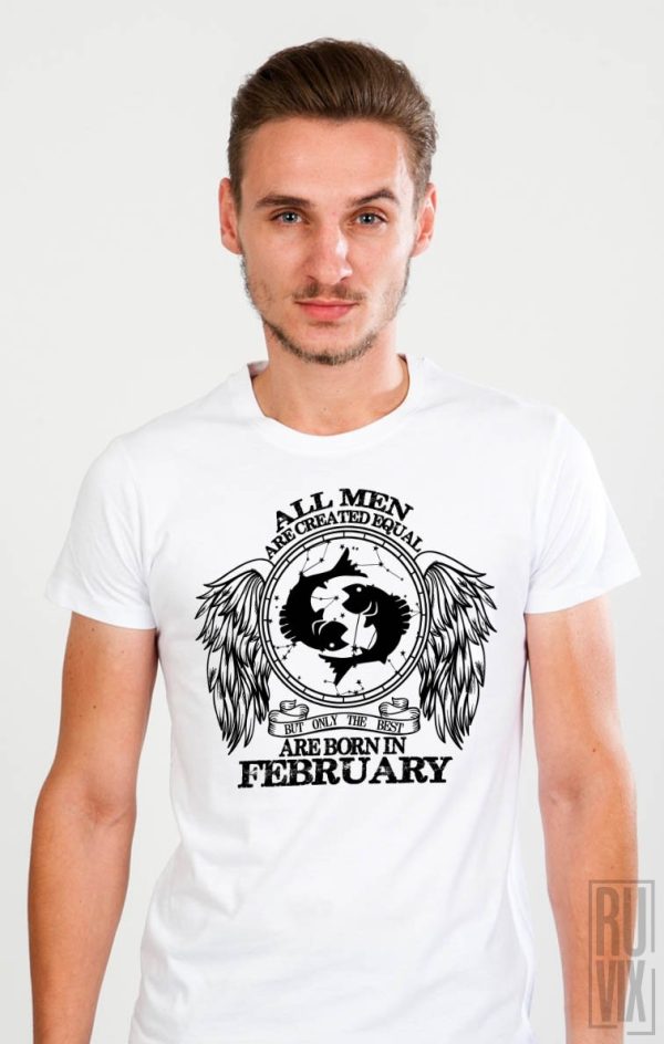 Evenimente, Tricou Pești - Zodiac Februarie Bărbați, ruvix.ro