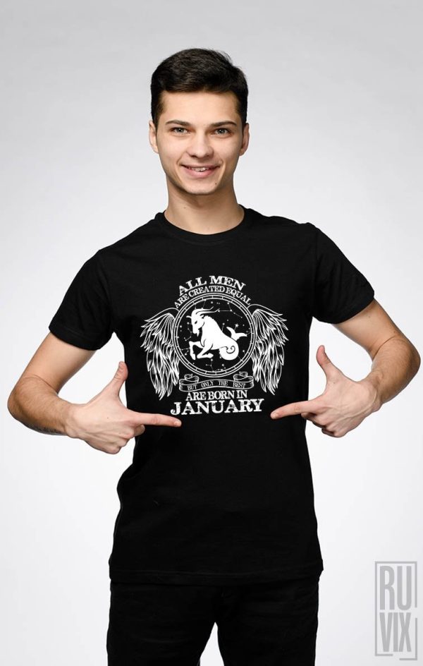 Evenimente, Tricou Capricorn - Zodiac Ianuarie Bărbați, ruvix.ro