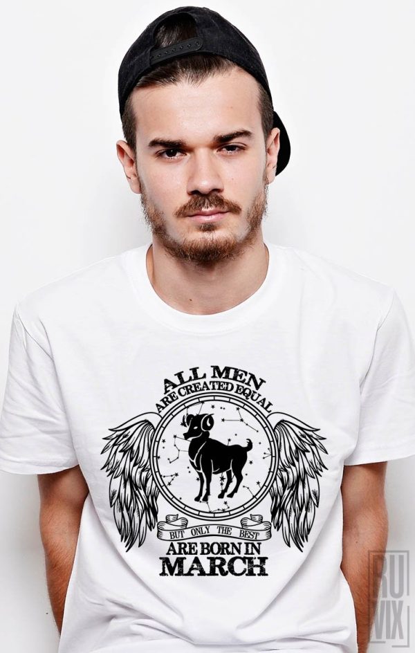 Evenimente, Tricou Berbec - Zodiac Martie Bărbați, ruvix.ro