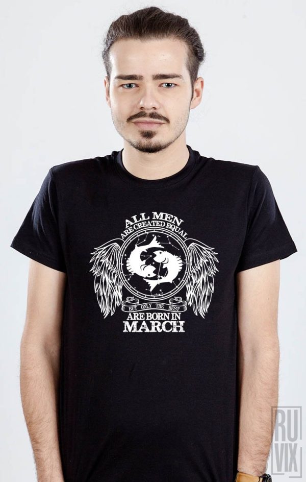 Evenimente, Tricou Pești - Zodiac Martie Bărbați, ruvix.ro