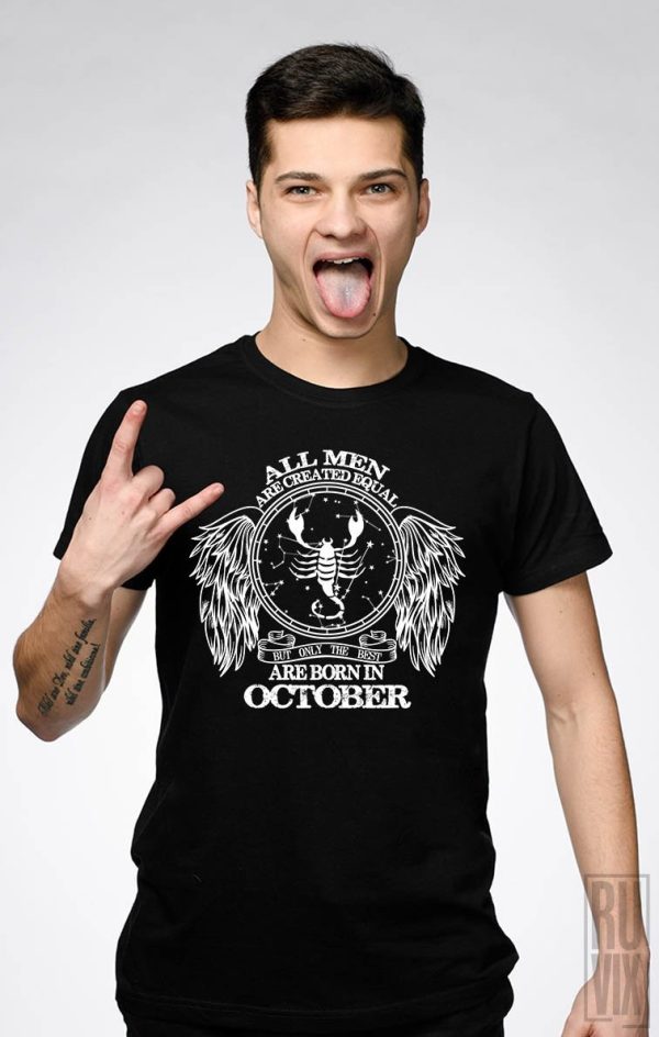 Evenimente, Tricou Scorpion - Zodiac Octombrie Bărbați, ruvix.ro