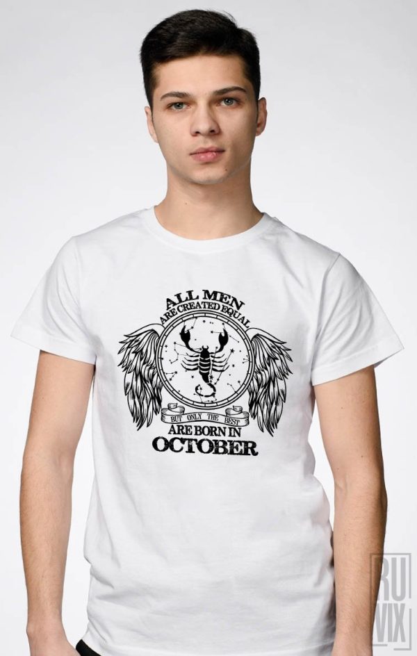Evenimente, Tricou Scorpion - Zodiac Octombrie Bărbați, ruvix.ro