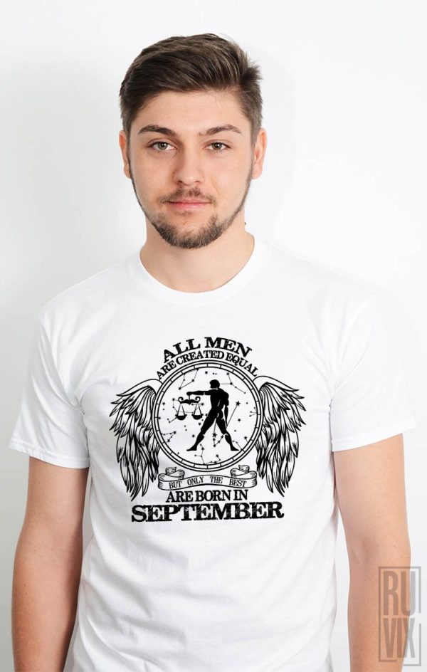 Evenimente, Tricou Balanță - Zodiac Septembrie Bărbați, ruvix.ro