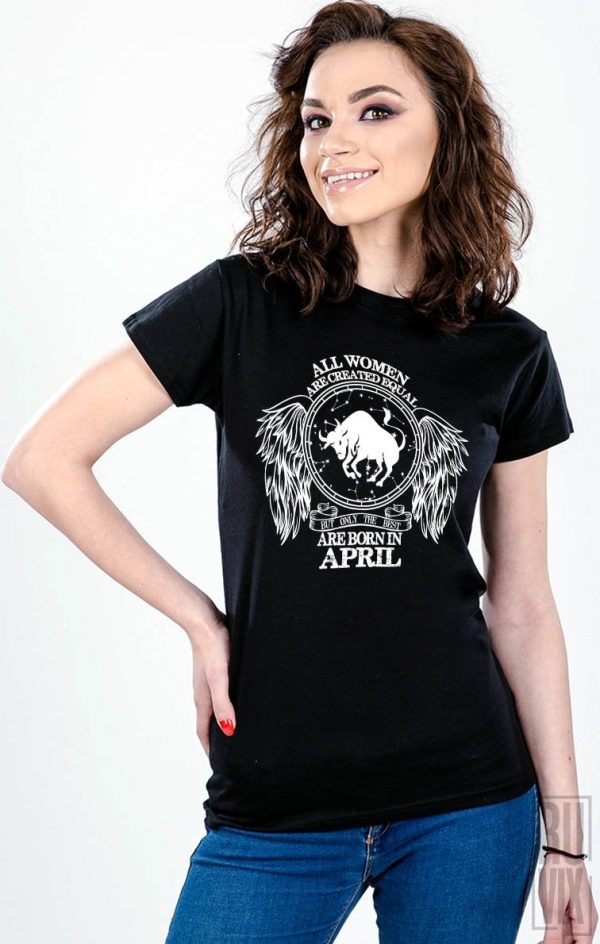 Evenimente, Tricou Taur - Zodiac Aprilie Damă, ruvix.ro
