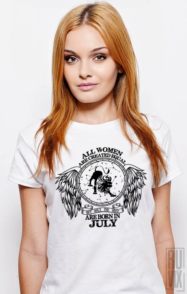 Evenimente, Tricou Leu - Zodiac Iulie Damă, ruvix.ro