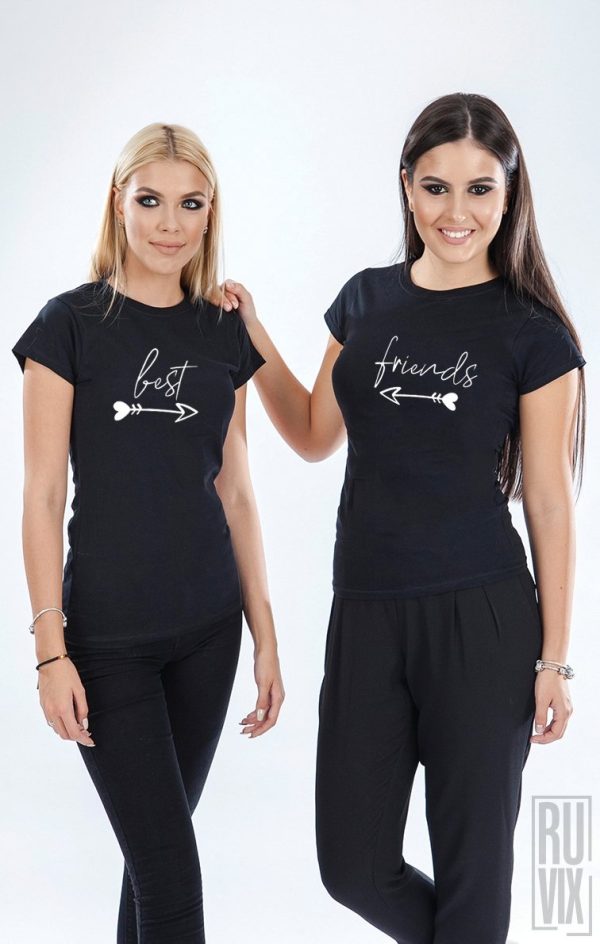 Cadouri pentru EA, Tricou Best Friends, ruvix.ro