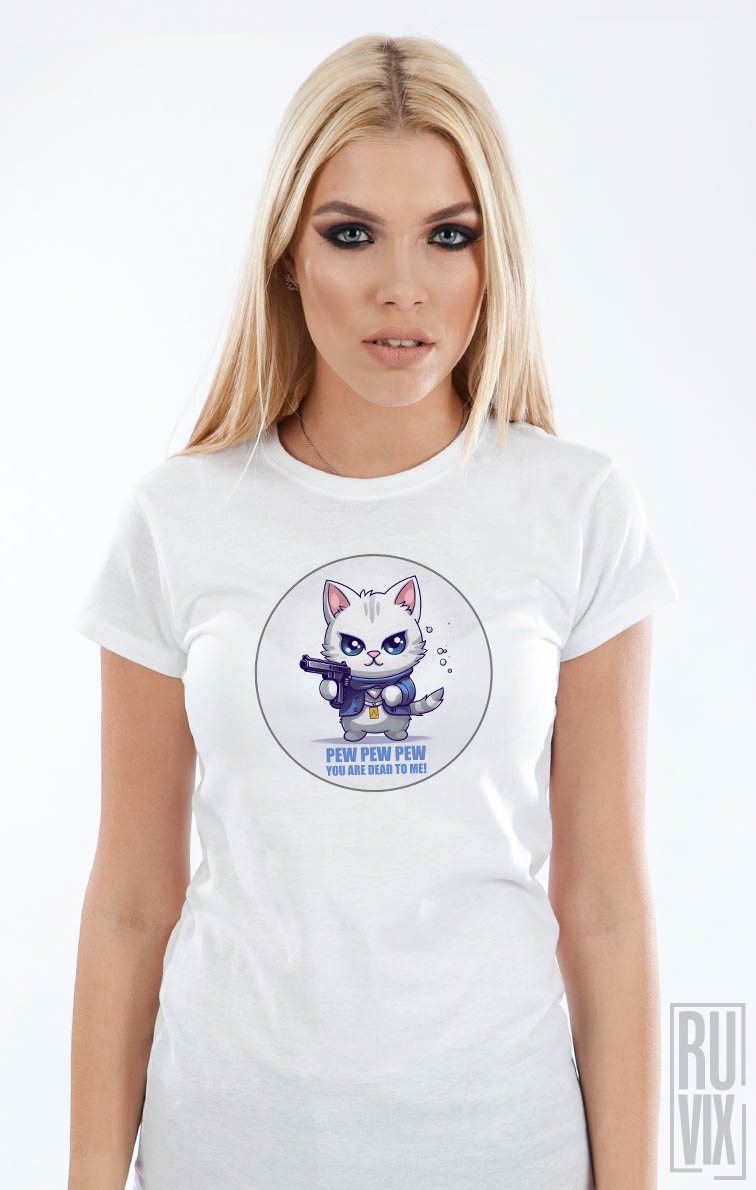 A86 DIGITAL STREETWEAR, Tricou Pew Pew Pew, ruvix.ro