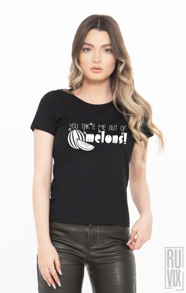 Tricouri cu Mesaje, Tricou Mă Scoți Din Pepeni!, ruvix.ro